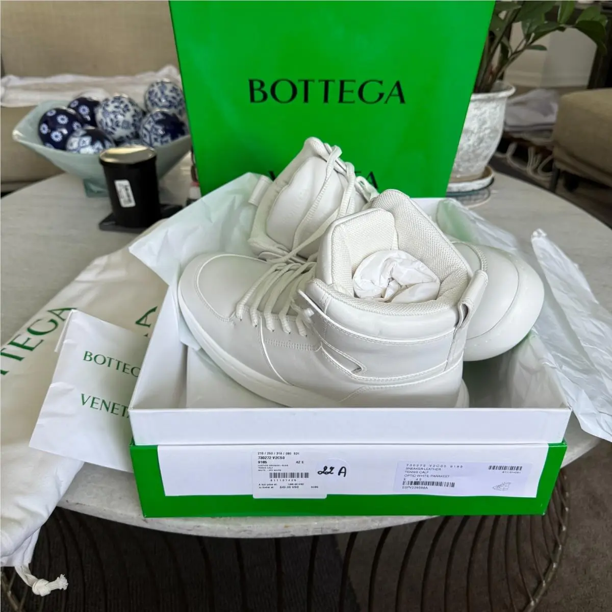 Bottega Veneta shoes - Tennis Sneaker - Tennis Sneaker - 730272 - White 10