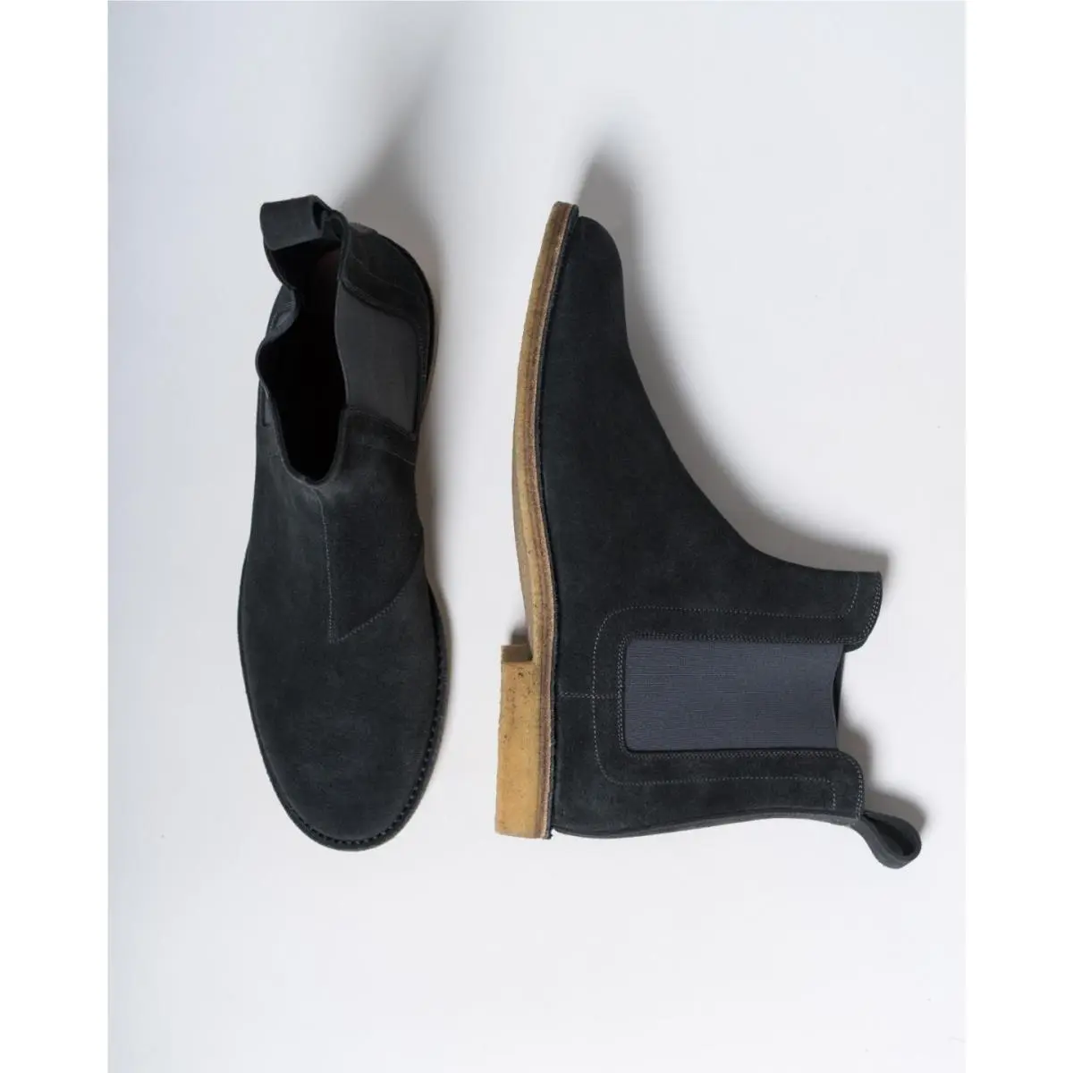 Bottega Veneta Gray Grey Chelsea Boots Slip-on Shoes 38+ eu 6.5 US