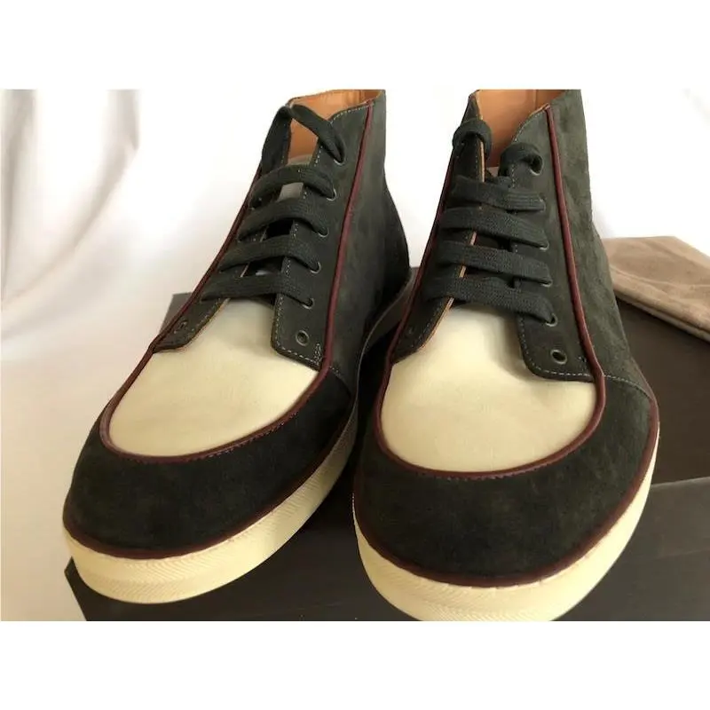 Bottega Veneta shoes - High top - High top - color block white black 0