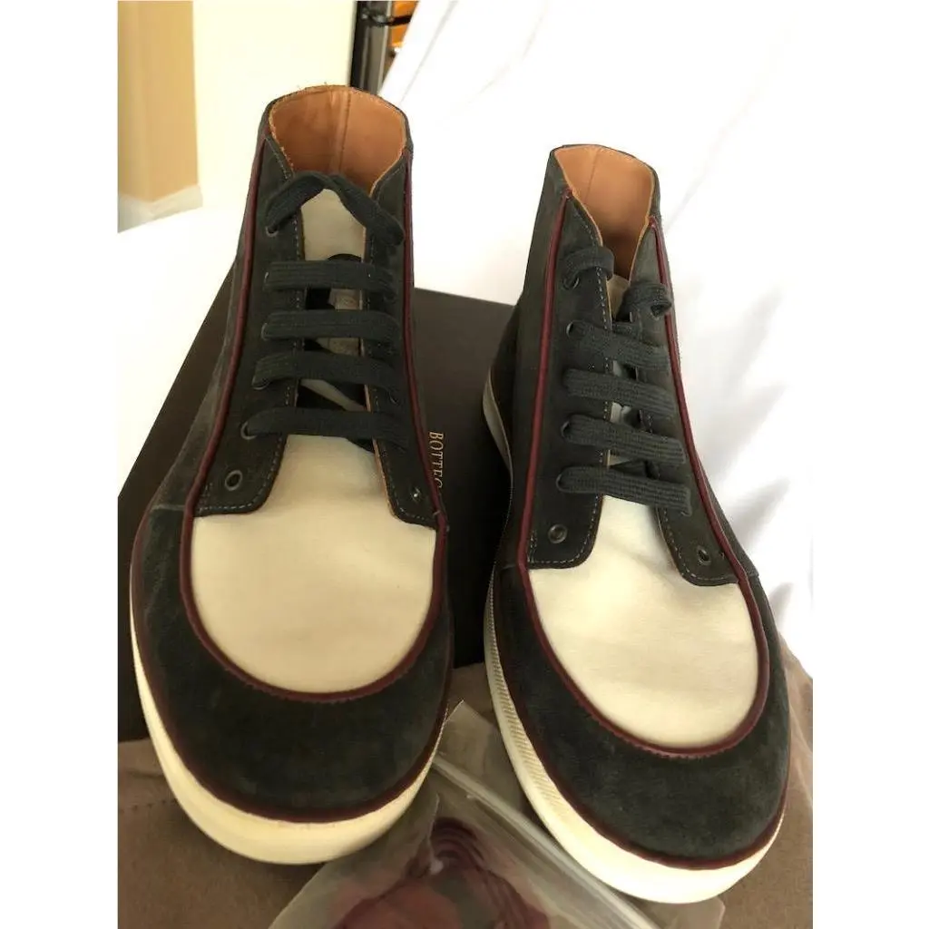 Bottega Veneta shoes - High top - High top - color block white black 4
