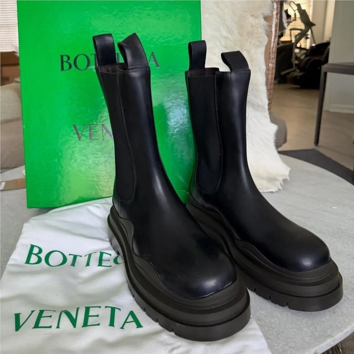 Bottega Veneta shoes - Tire boot - Tire boot - Black 4