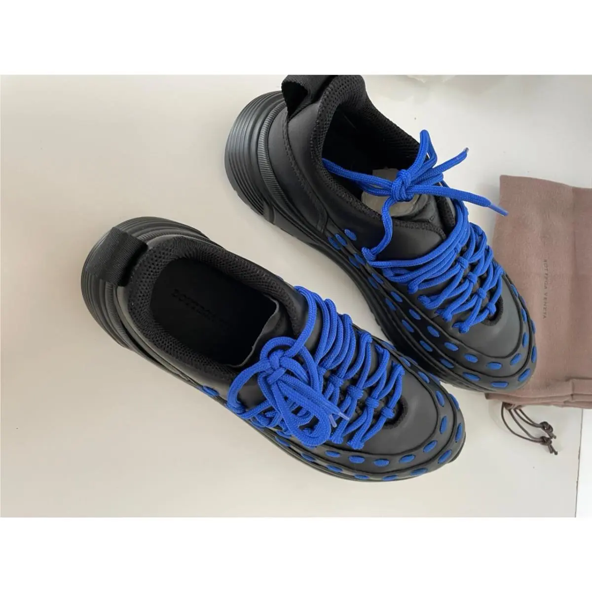 Bottega Veneta shoes - Scar Tex - Scar Tex - Black/Blue 8