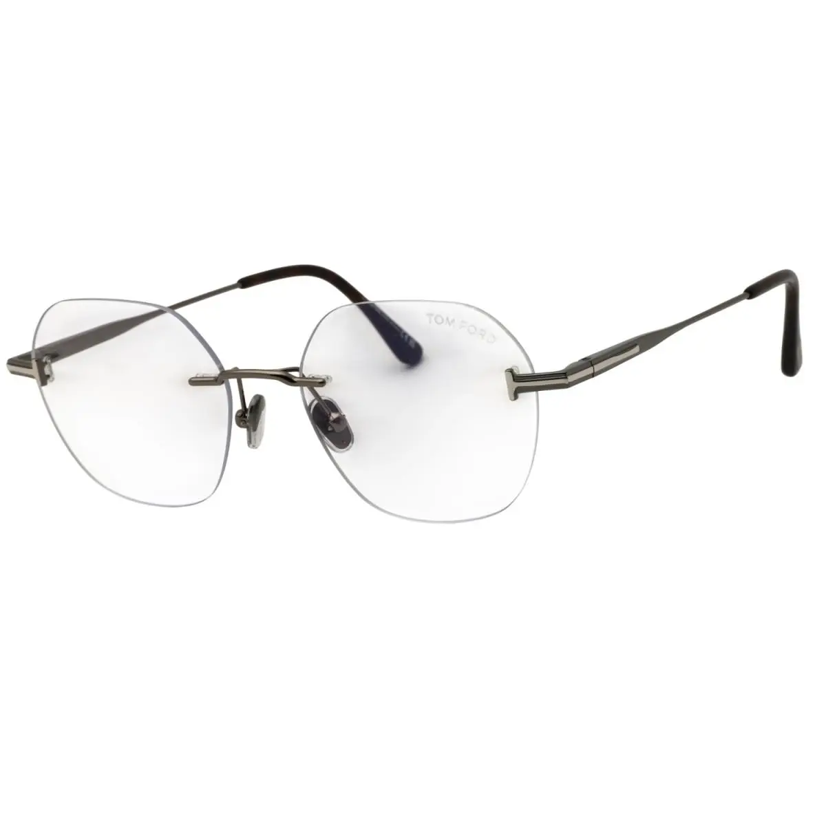 Ft6126-B Eyeglasses Eye Glasses 008 52mm Men Shiny Gunmetal by Tom Ford