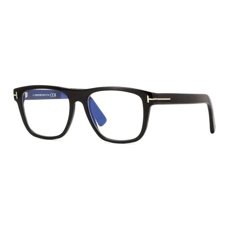 FT5902-B 001 Shiny Black/clear Blue Light Block 54mm Eyeglasses by Tom Ford