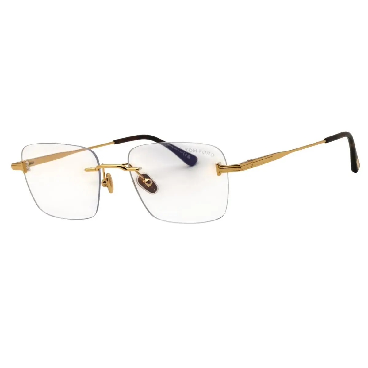 FT6117-B 030 Shiny Deep Gold 54mm Eyeglasses by Tom Ford