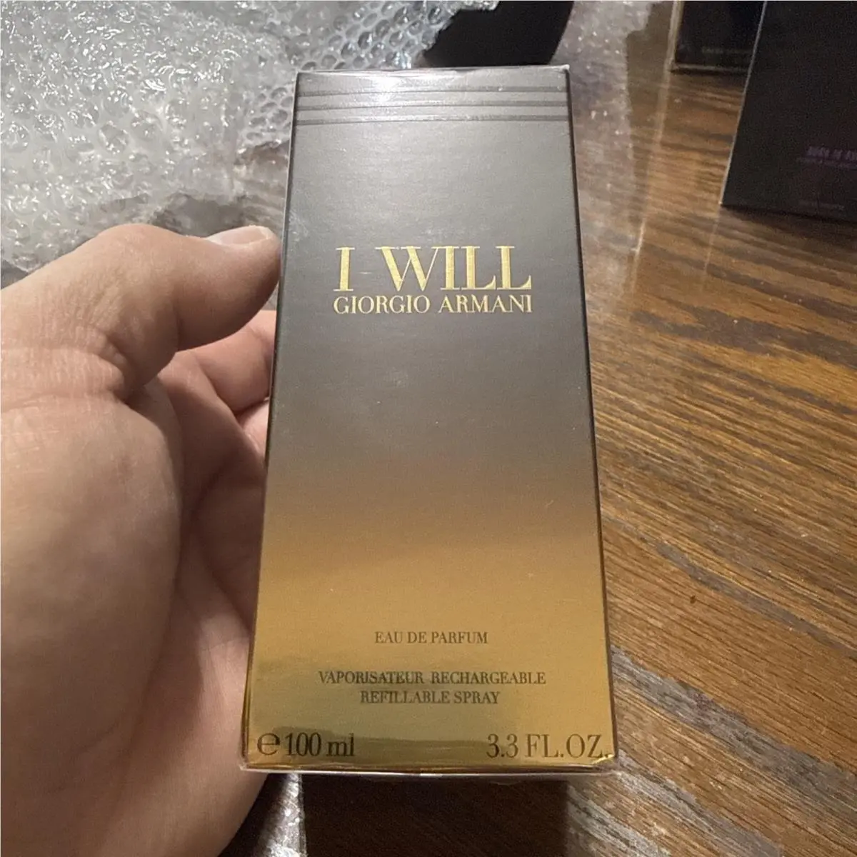 I Will Eau DE Parfum 100 ML 3.3 Fl Oz by Giorgio Armani