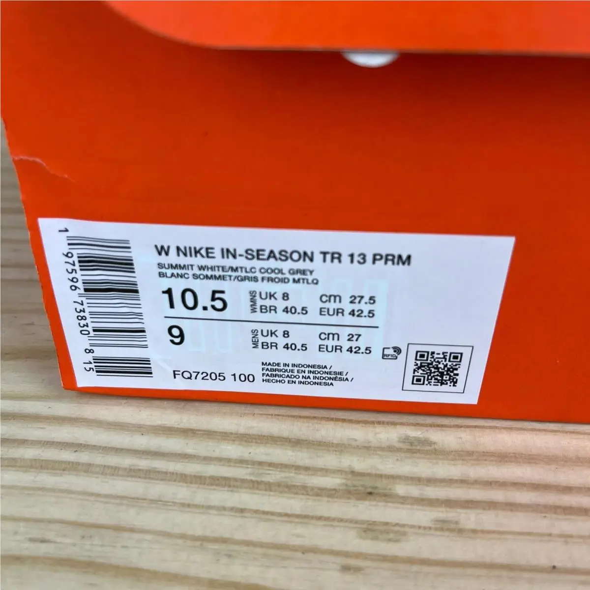 Nike shoes - Nike In-Season TR 9 - FQ7205-100 - White 8