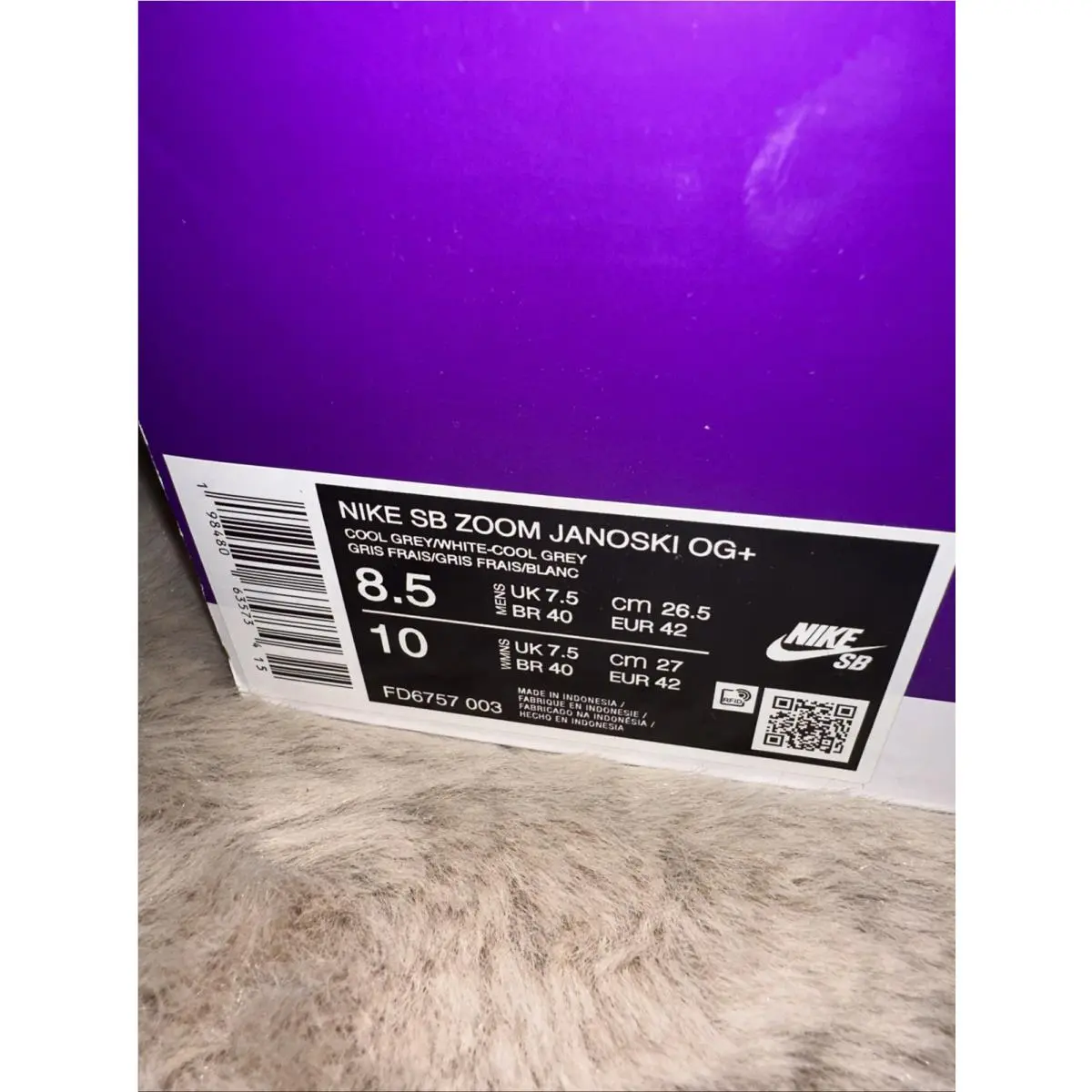Nike shoes - Nike Zoom Stefan Janoski - Zoom Stefan Janoski - FD6757-003 - Gray 19