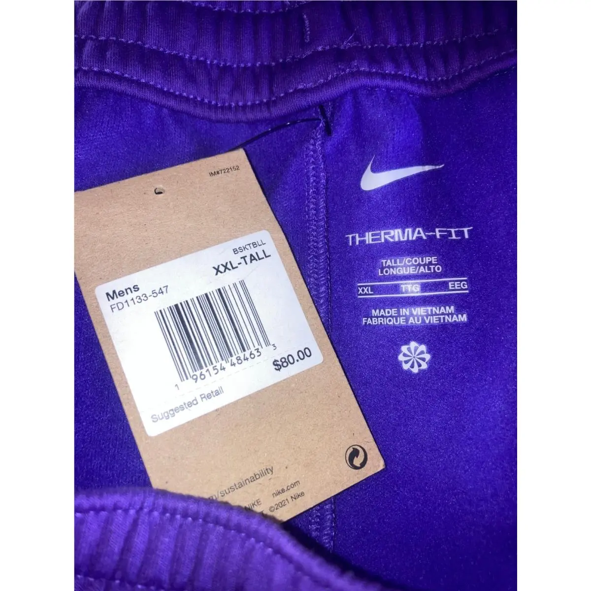 Nike clothing - Nike Showtime Basketball Pants - Showtime Basketball Pants - FD1133-547 - Purple 7