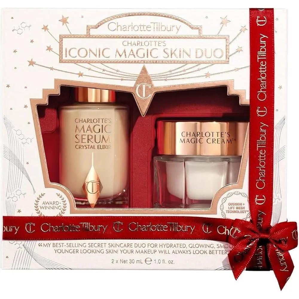 Iconic Magic Skin Duo Magic Serum Cream 1 Oz Each by Charlotte Tilbury