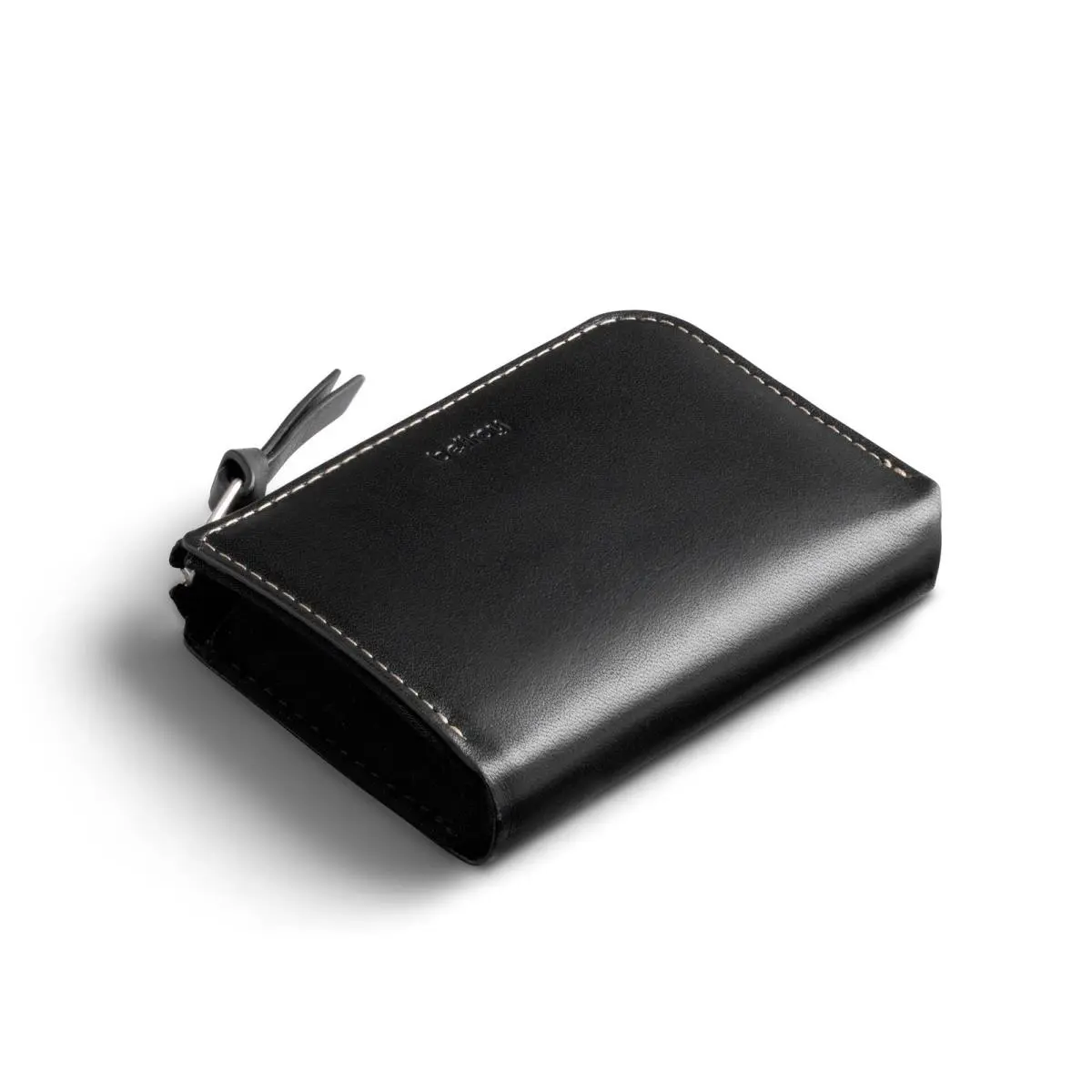 Lpocket Minimalist Zip Wallet Black by Bellroy