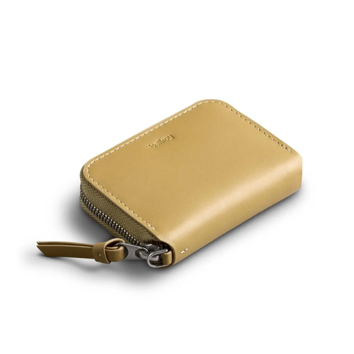 Folio Piccolo Small Leather Zip Wallet Mustard by Bellroy