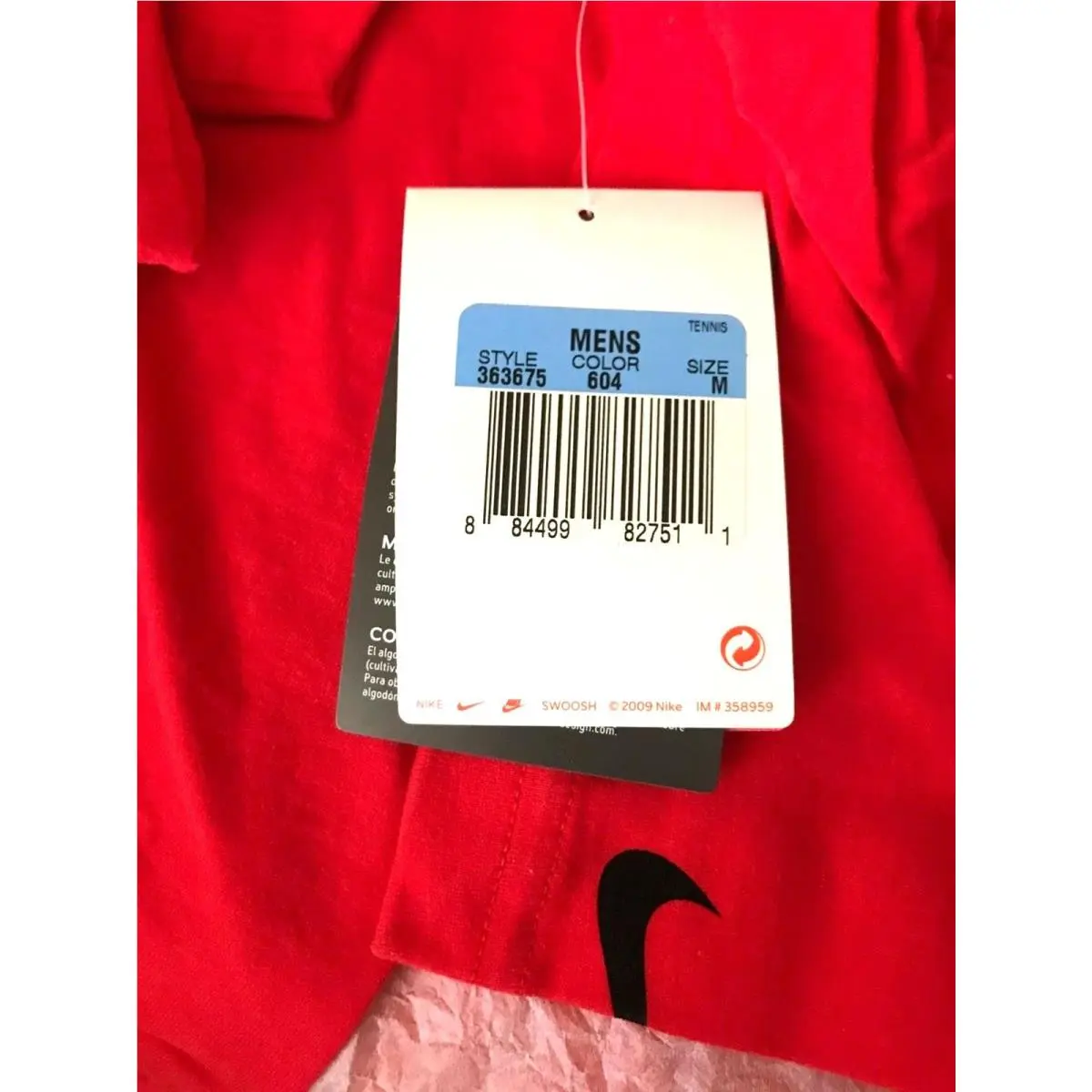 Nike clothing - Nike Federer Premier RF SS V-Neck - Red 1