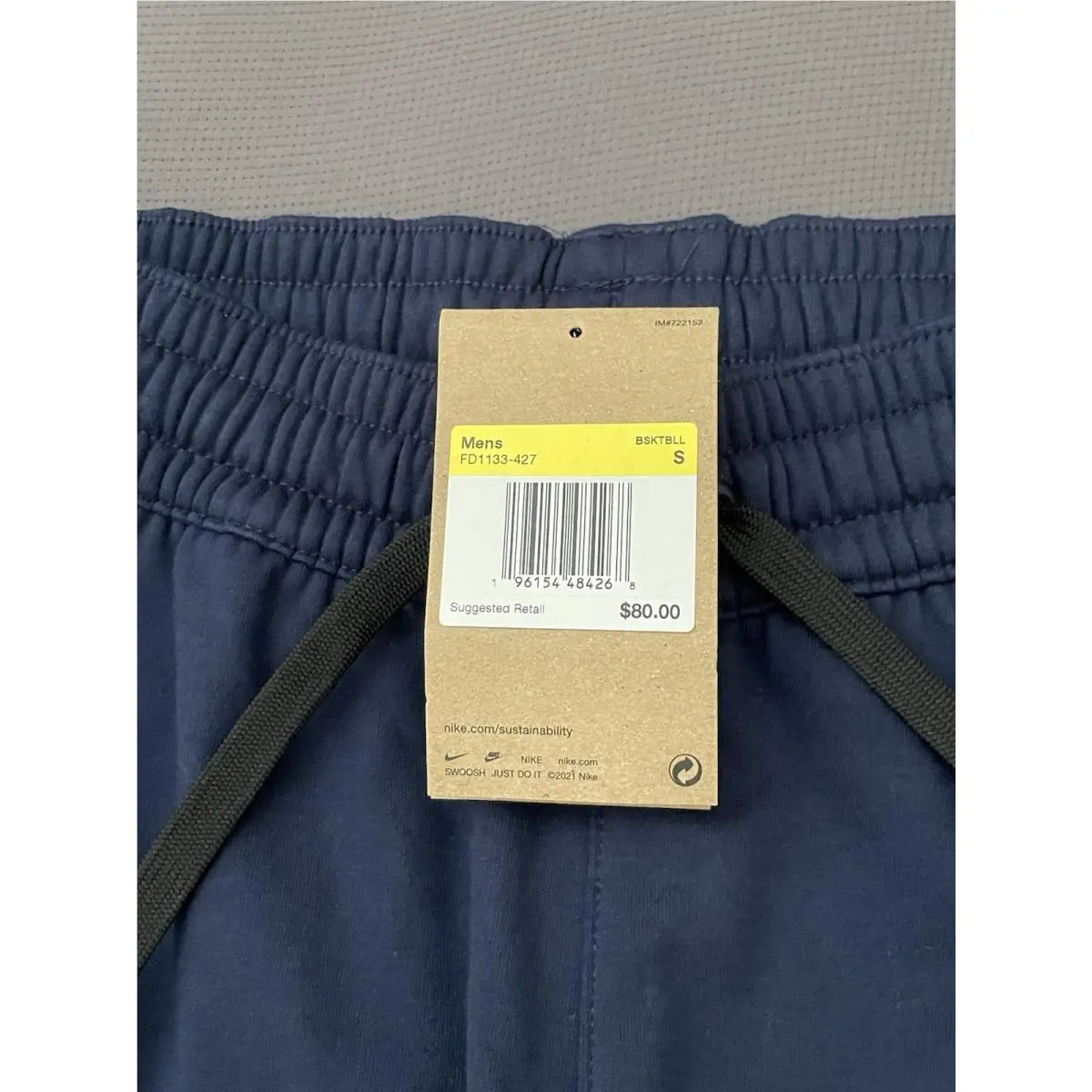 Nike clothing - Nike Basketball Showtime THERMA-FIT - Basketball Showtime - FD1133-427 - Blue (UPC: 0196154484268) 3