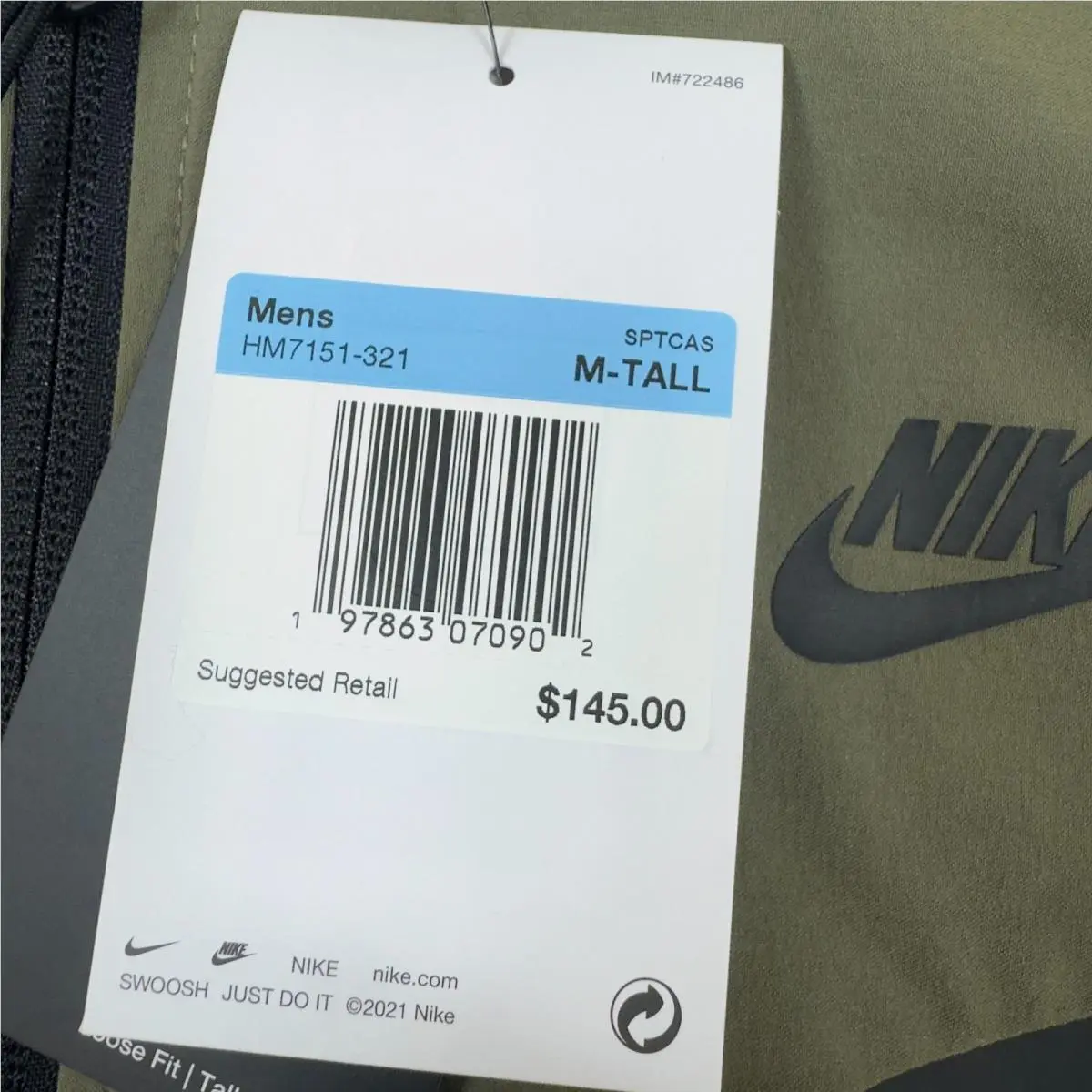 Nike clothing - Nike Tech - Tech - Green (UPC: 197863070902) 1