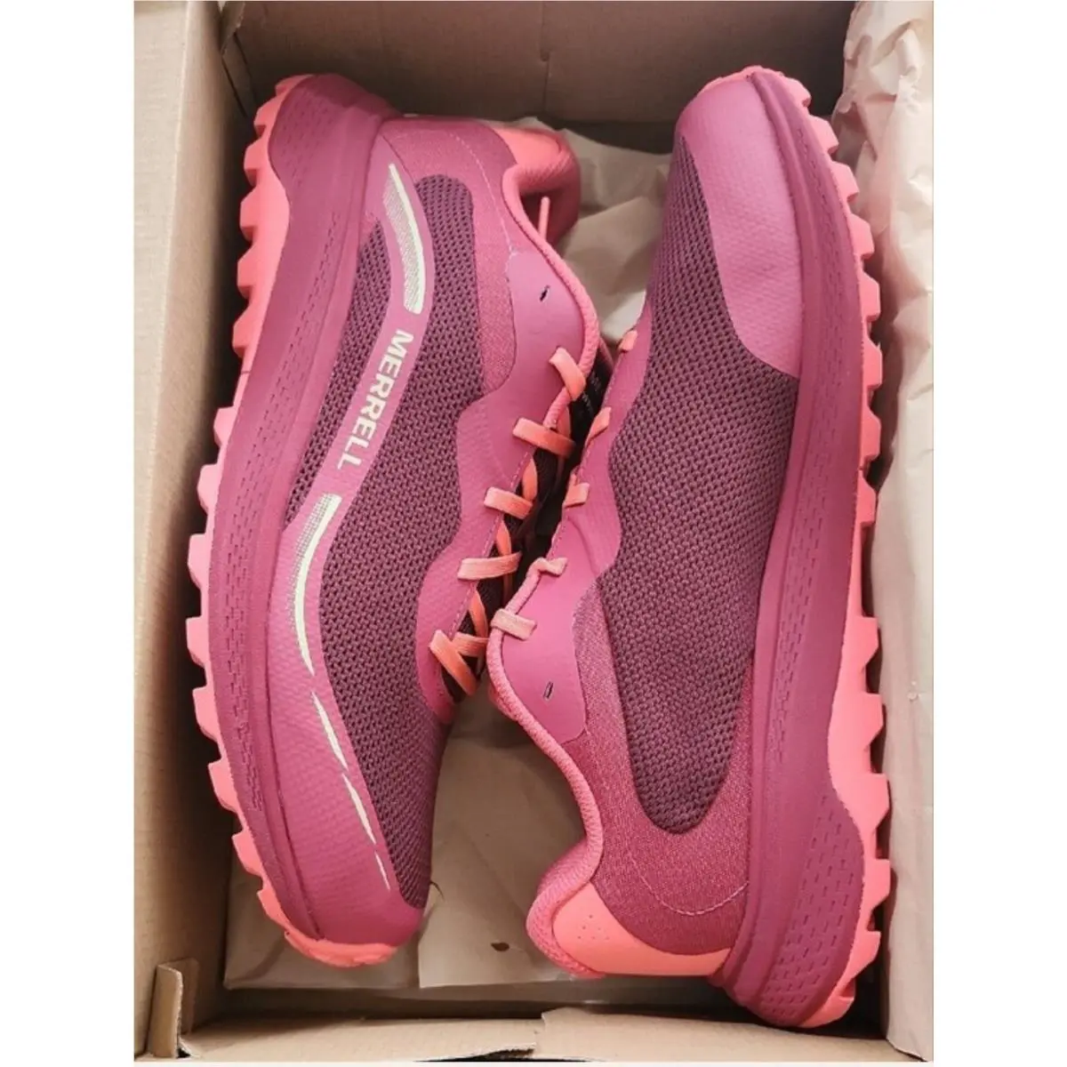 Merrell shoes - Merrell Fly Strike 2 - Fly Strike - J068557 - Red, Pink 5