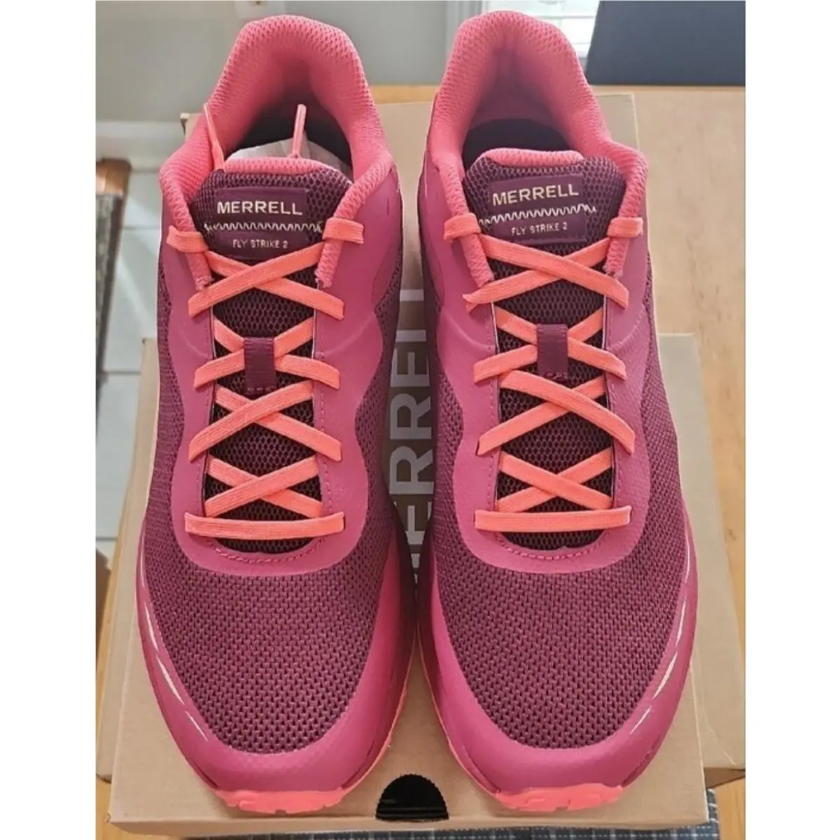Merrell shoes - Merrell Fly Strike 2 - Fly Strike - J068557 - Red, Pink 4