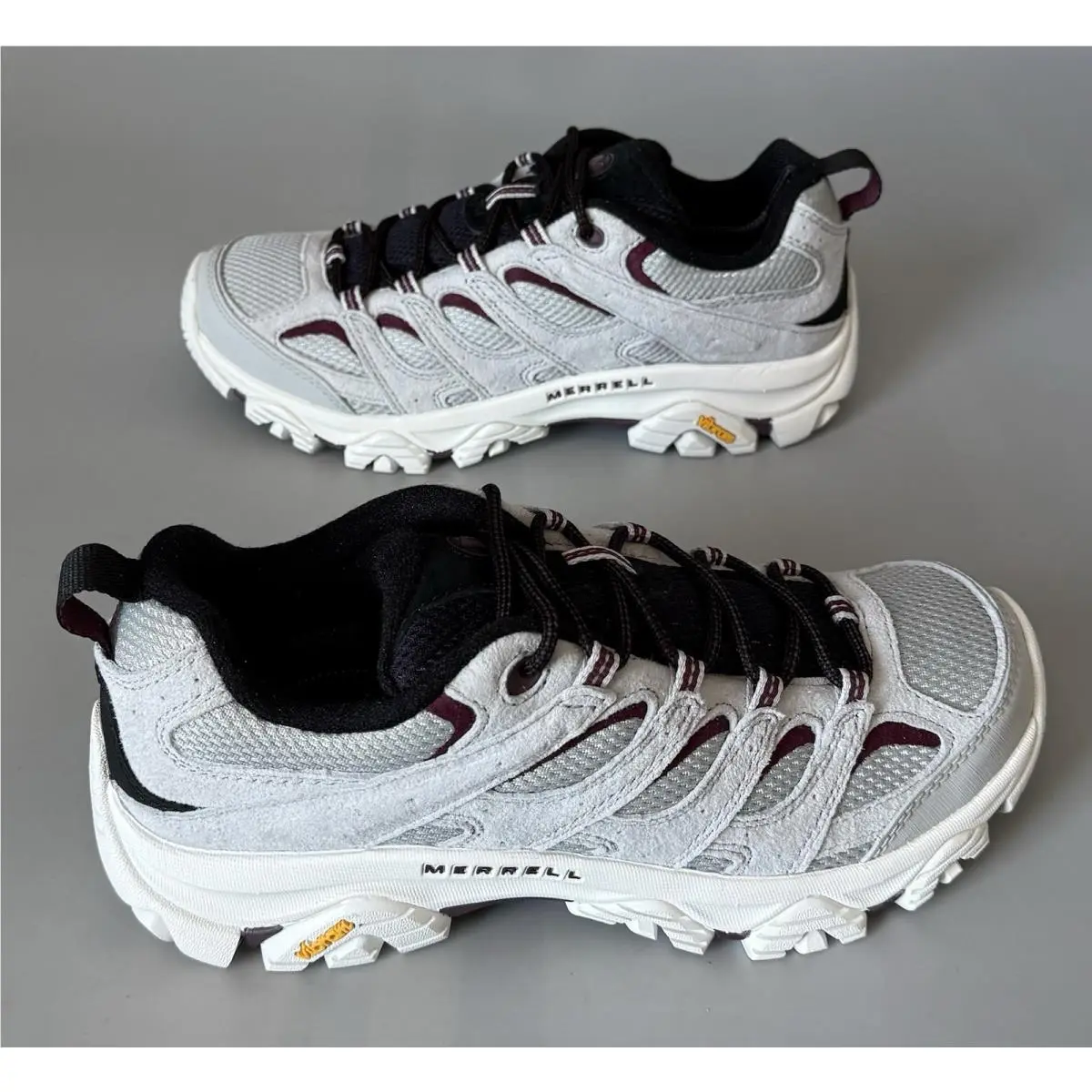 Merrell shoes - Merrell Moab 3 - Moab - J038798 - Light Grey Pigeon Dark Cherry (UPC: 0195021267980) 0