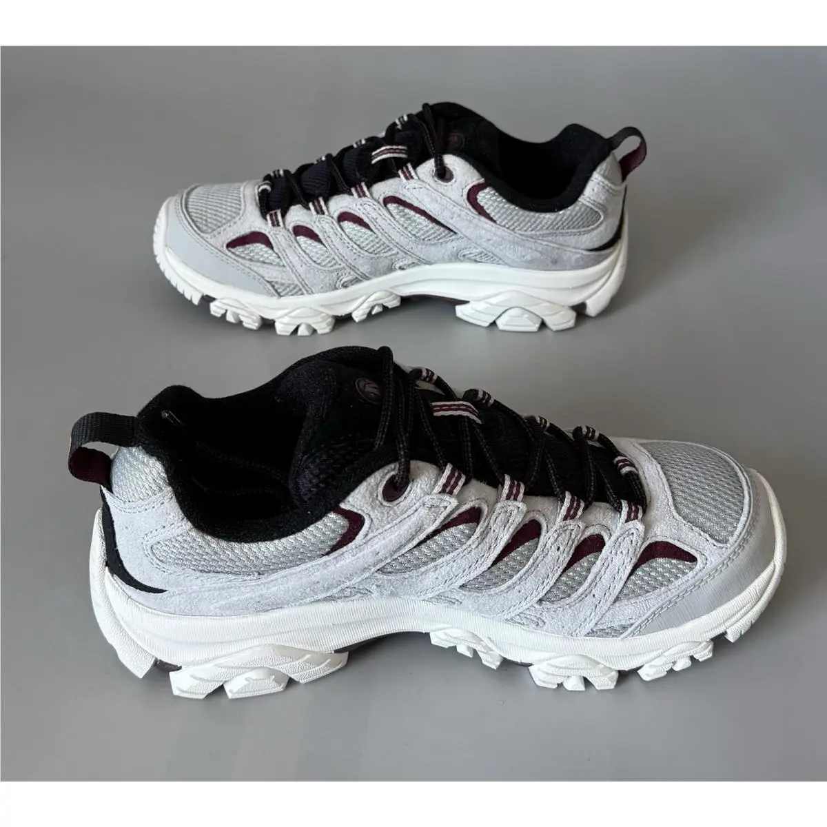 Merrell shoes - Merrell Moab 3 - Moab - J038798 - Light Grey Pigeon Dark Cherry (UPC: 0195021267980) 1