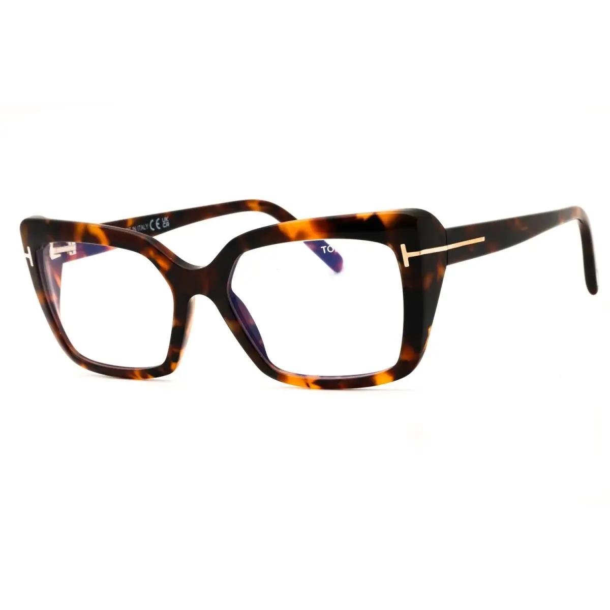 TF5991-052-55 Eyeglasses Frame Size 55mm 18mm 140mm Havana Women 88921 by Tom Ford
