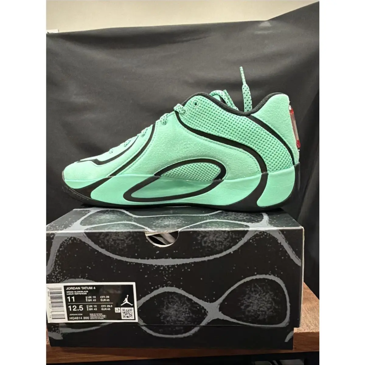 Nike shoes - Jordan Tatum 4 - Tatum - HQ4614-300 - Green, Manufacturer: Green Glow/Black 2