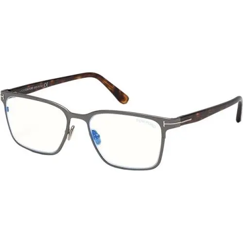 Eyeglasses w TF Case - FT5733B 008 - Shiny Gunmetal 55-17-145 by Tom Ford
