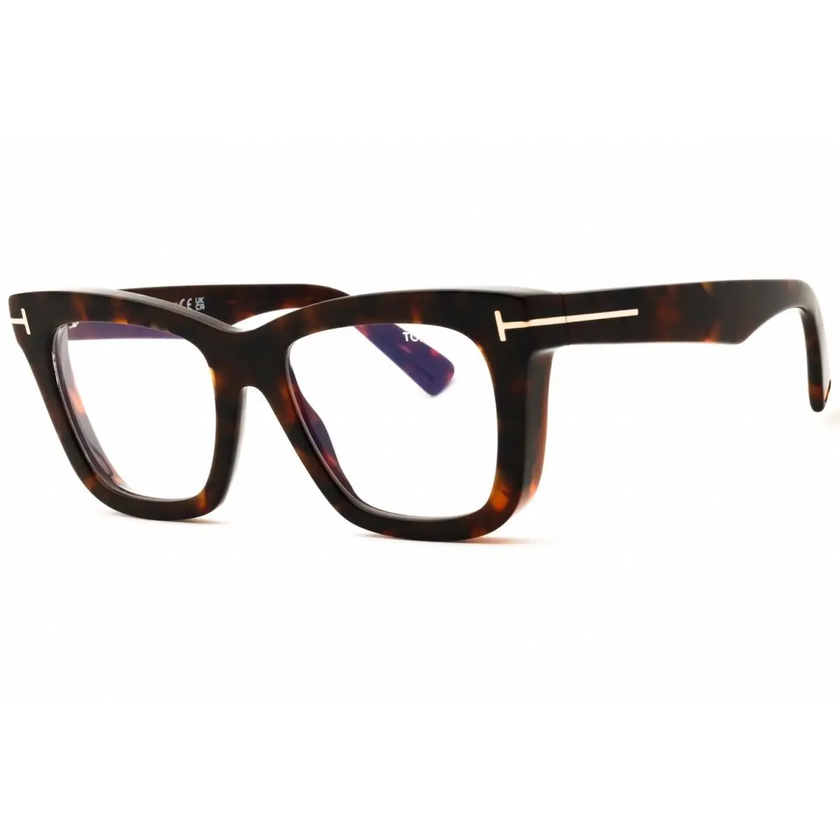 TF5881-052-52 Eyeglasses Frame Size 52mm 19mm 145mm Havana Women 88921 by Tom Ford
