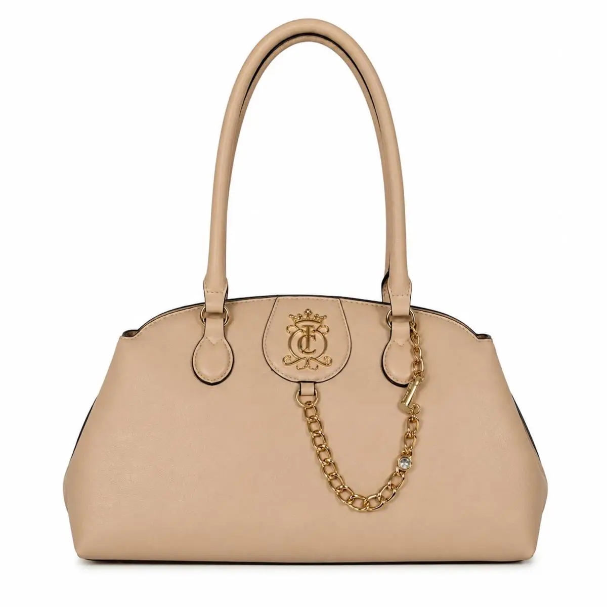 Royal Crest Satchel For Women Structured Shoulder Handbag by Juicy Couture