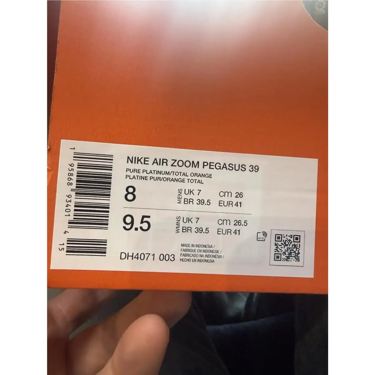 Nike shoes - Nike Air Zoom Pegasus 39 - Dh4071 - Gray 4