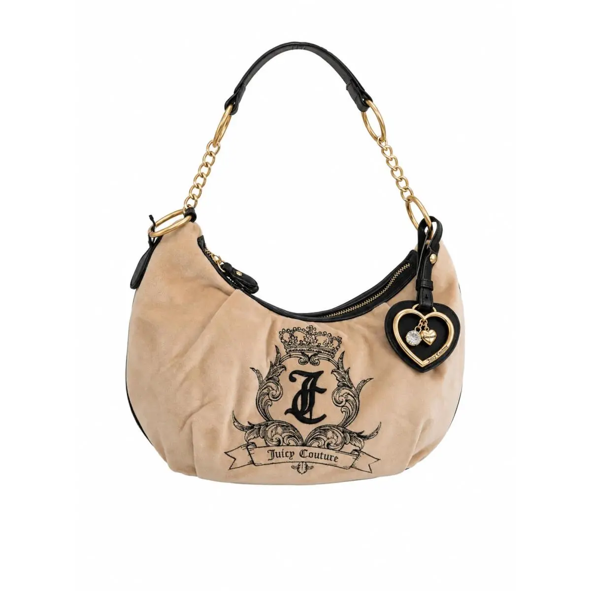 Need More Juicy Hobo Shoulder Bag with Heart Charm by Juicy Couture