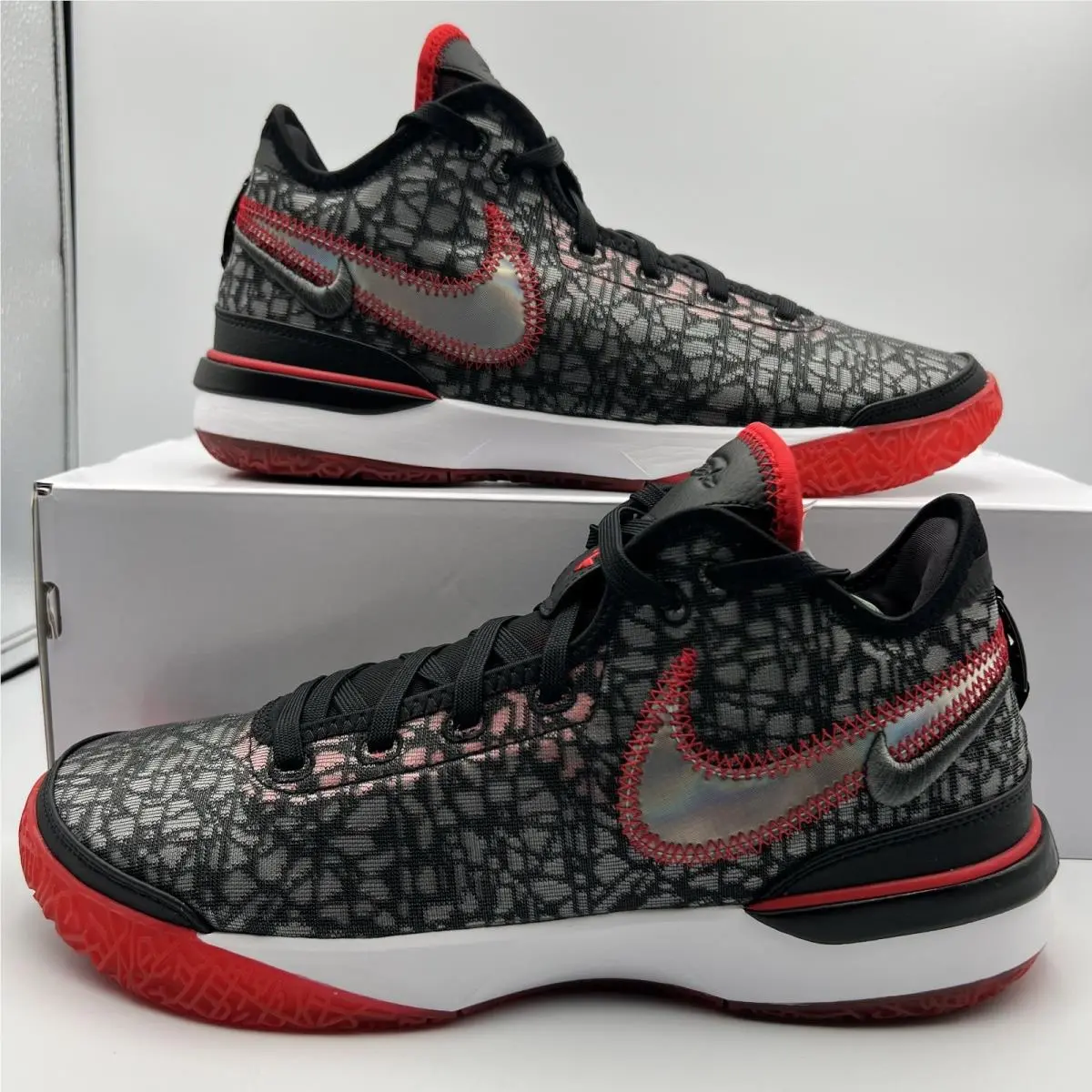 Nike Zoom Lebron James Nxxt Gen Black Red Nby DR8784-001 Men`s Size 10.5