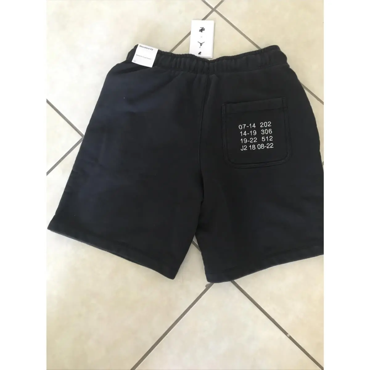 Nike clothing - Jordan x Two 18 Shorts - DV6964-010 - Black / Coconut Milk (UPC: 0196149973579) 2
