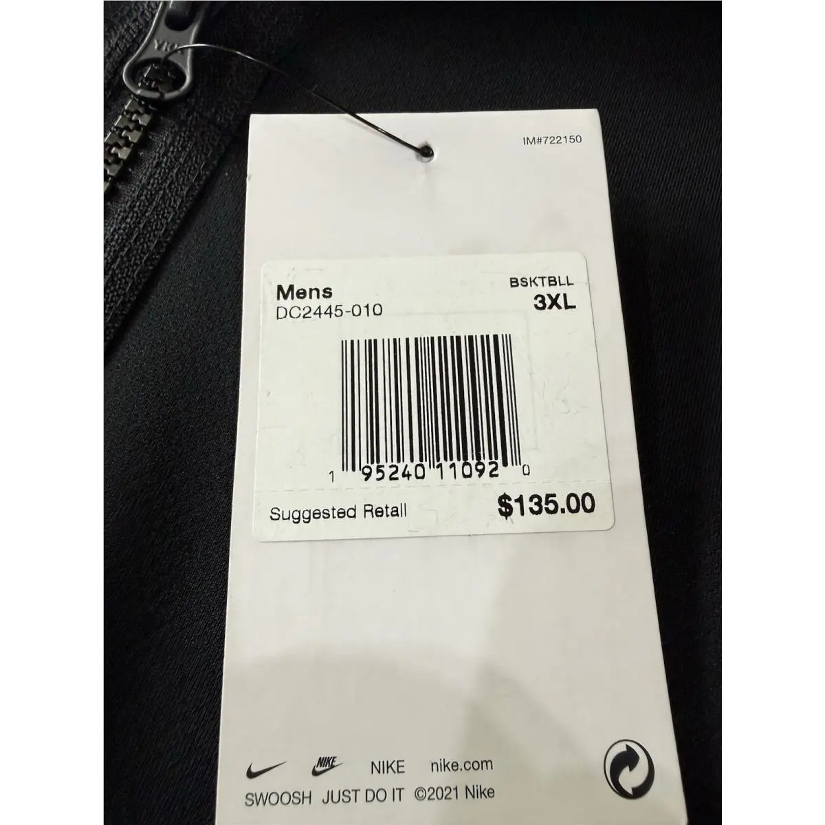 Nike clothing - Black (UPC: 195240110920) 1