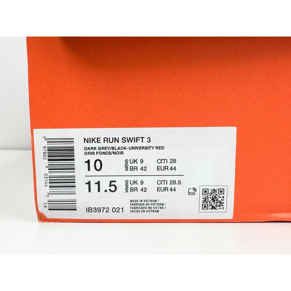 Nike shoes - Nike Swift Run 3 - Swift Run - Gray, Black, Red 18