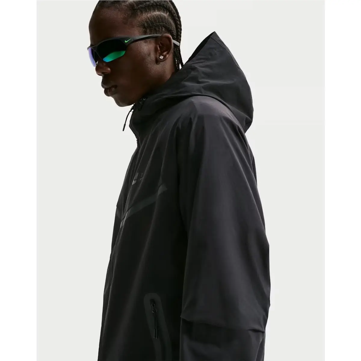 Nike clothing - Nike Tech Woven Windrunner - Tech Woven Windrunner - Black (UPC: 197599175186) 3