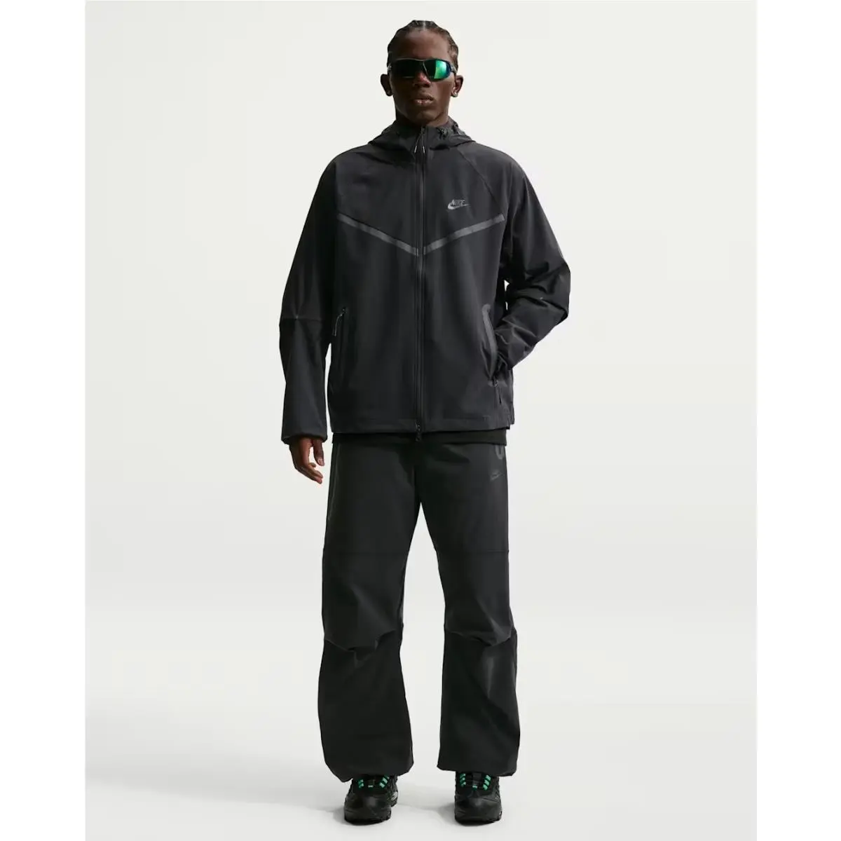 Nike clothing - Nike Tech Woven Windrunner - Tech Woven Windrunner - Black (UPC: 197599175186) 7
