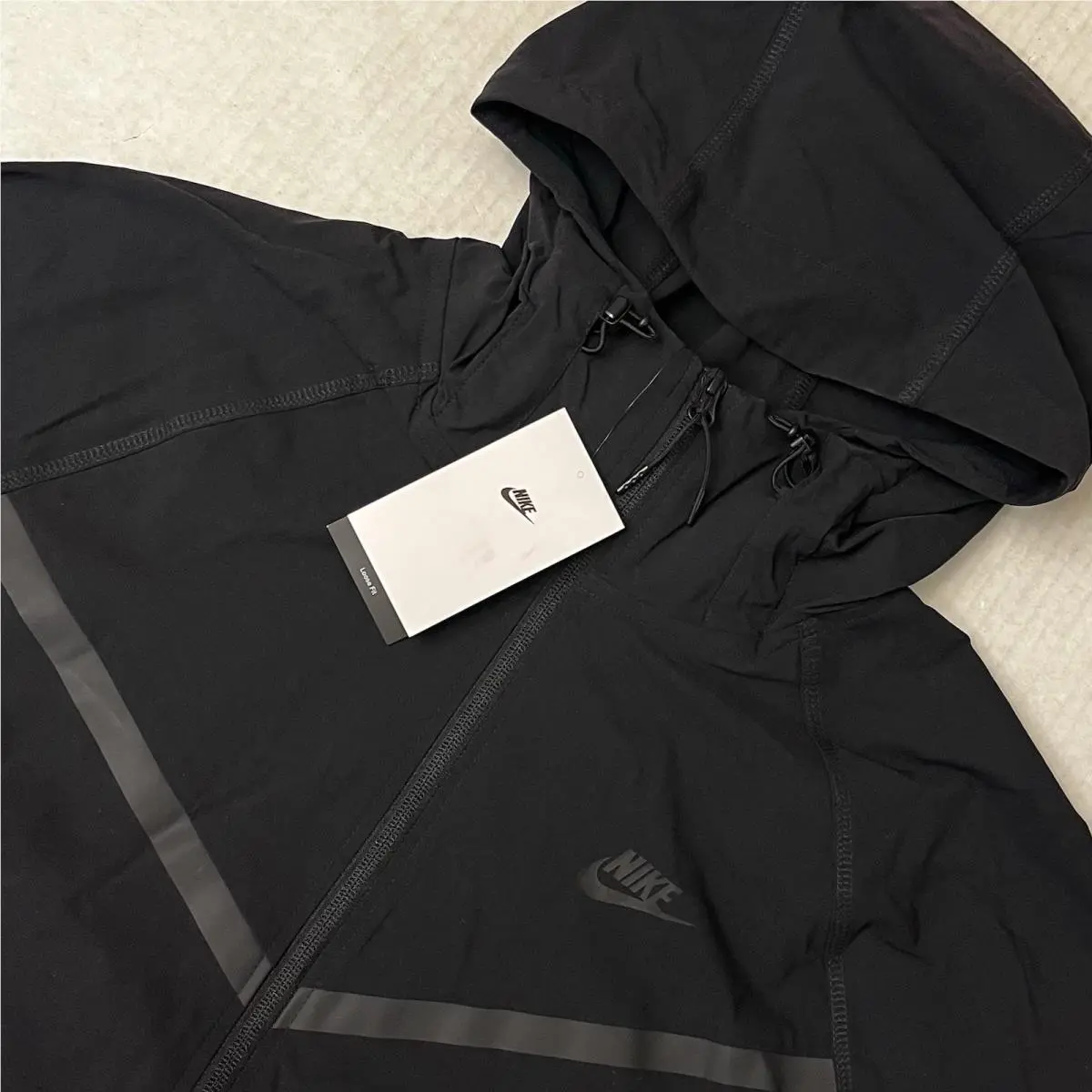 Nike clothing - Nike Tech Woven Windrunner - Tech Woven Windrunner - Black (UPC: 197599175186) 0