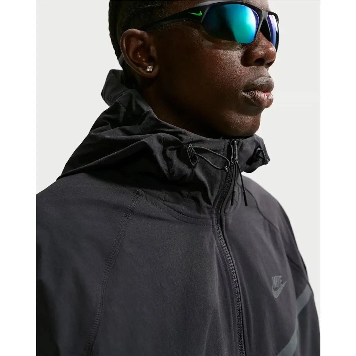 Nike clothing - Nike Tech Woven Windrunner - Tech Woven Windrunner - Black (UPC: 197599175186) 5