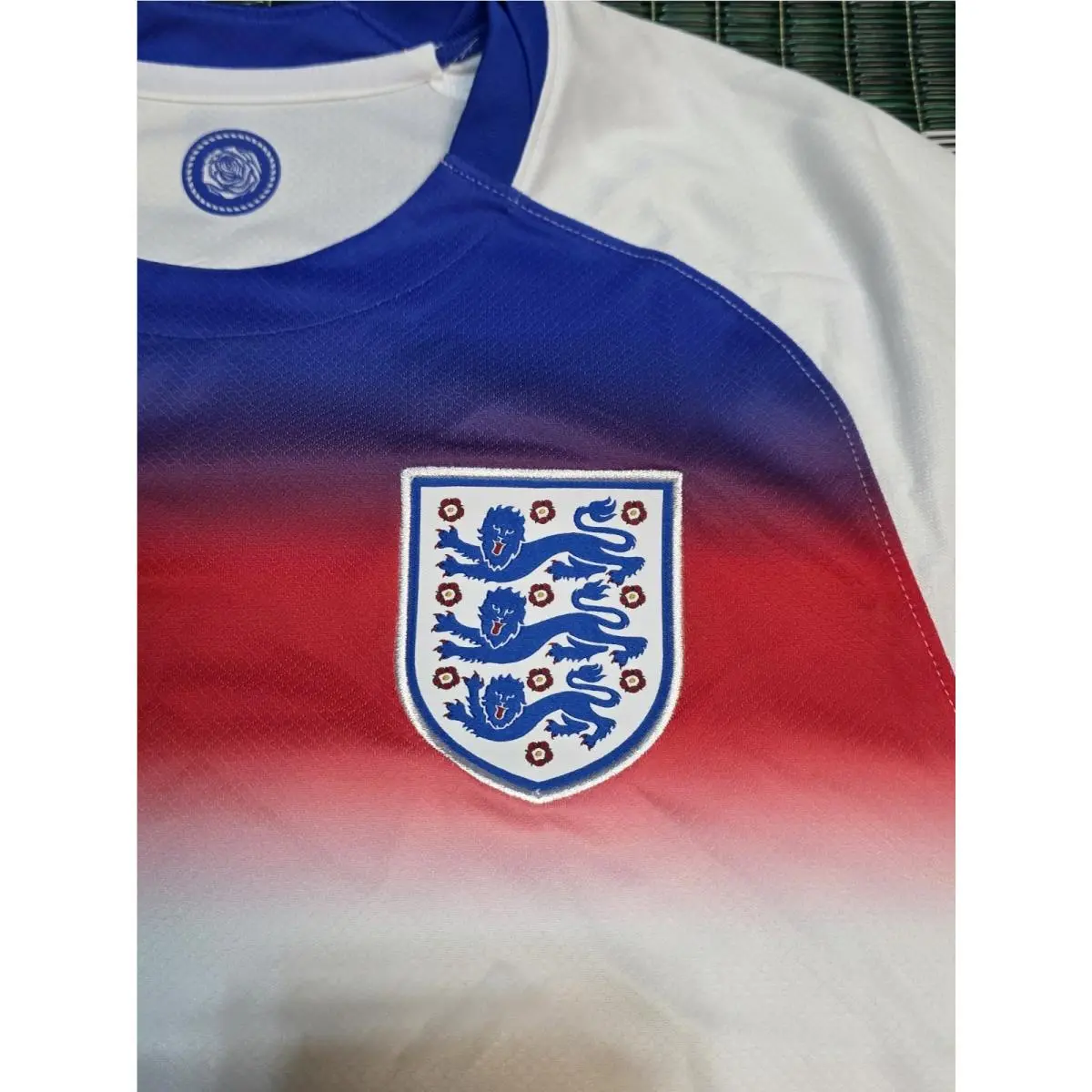 Nike clothing - 2025-26 Men England Stadium Home Soccer T-Shirts Tee Top Jersey - FZ9012-405 - White, Royal 1