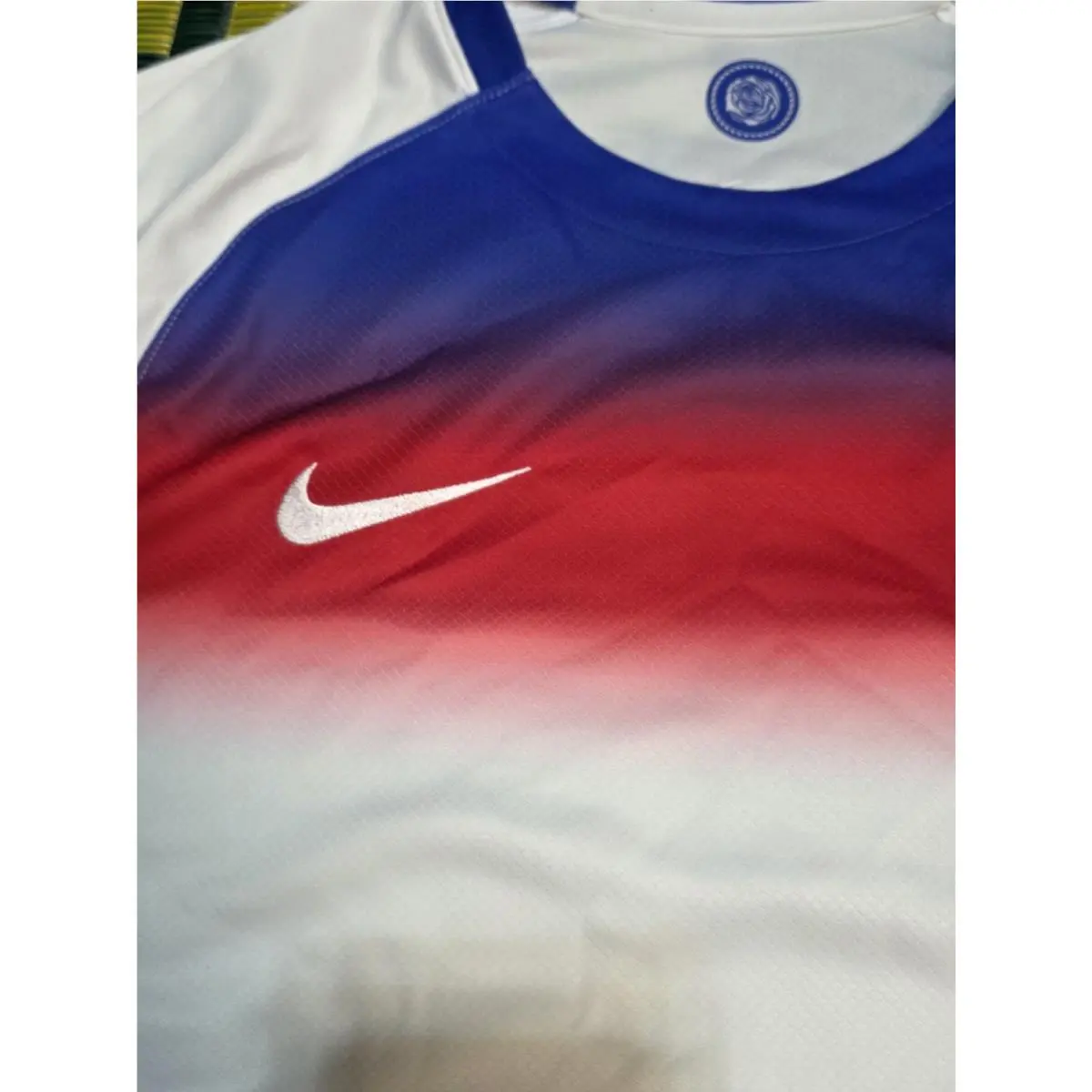 Nike clothing - 2025-26 Men England Stadium Home Soccer T-Shirts Tee Top Jersey - FZ9012-405 - White, Royal 2