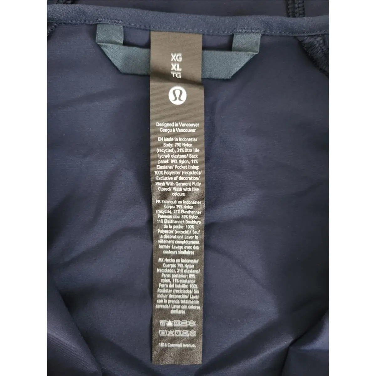 Lululemon clothing - Lululemon Pace - Pace - LM4APWS - True Navy 1