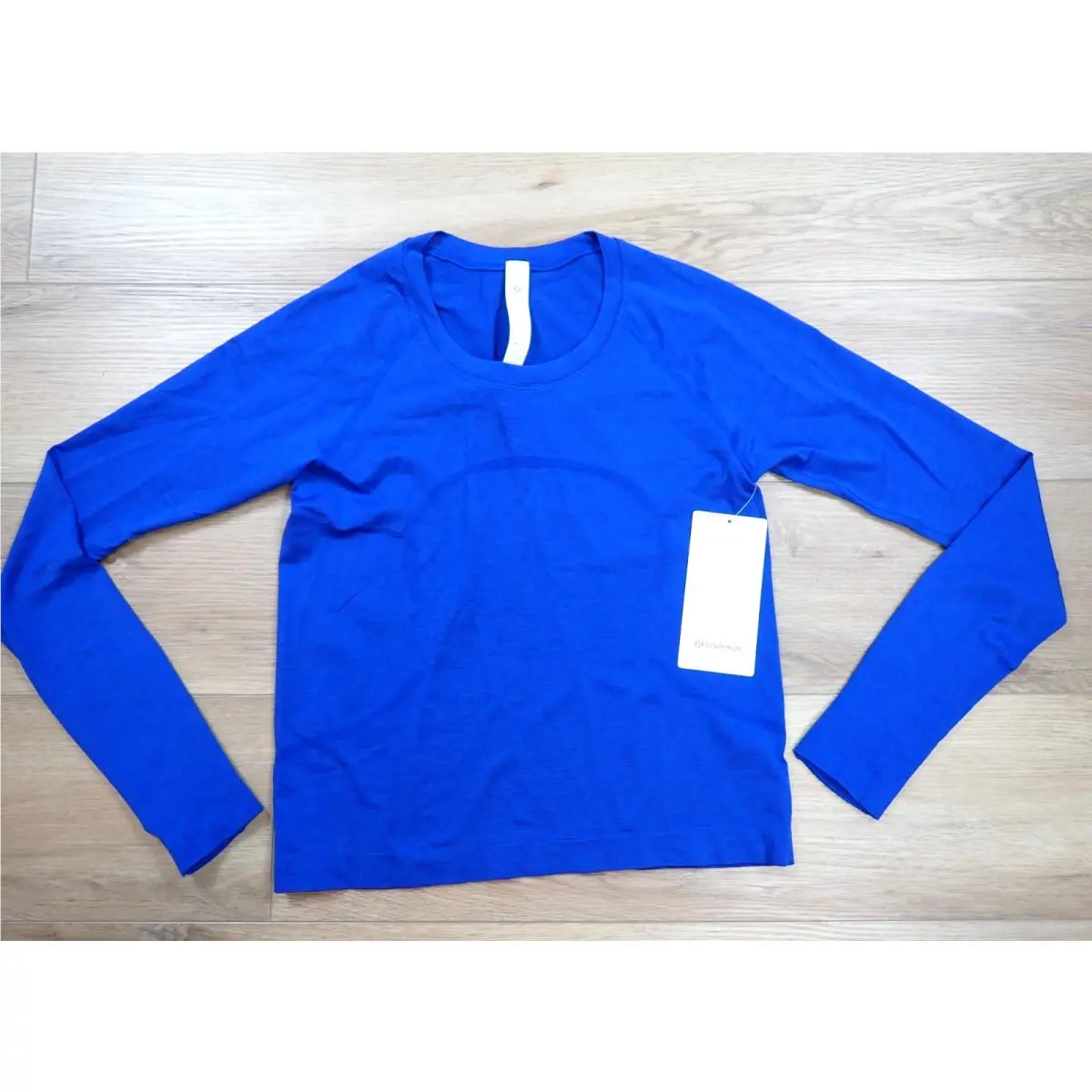 Lululemon Womens Swiftly Tech Long Sleeve 2.0 Race Blue 8 Shirt Top Gym Run