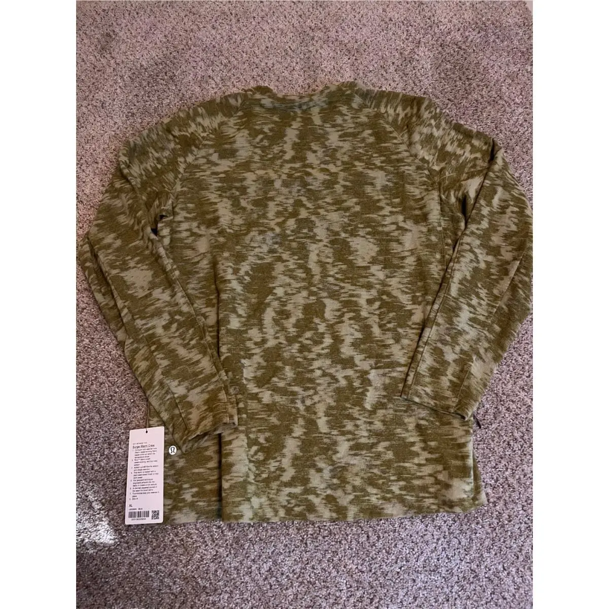 Lululemon clothing - Surge Warm Crew - Surge Warm Crew - Green 0