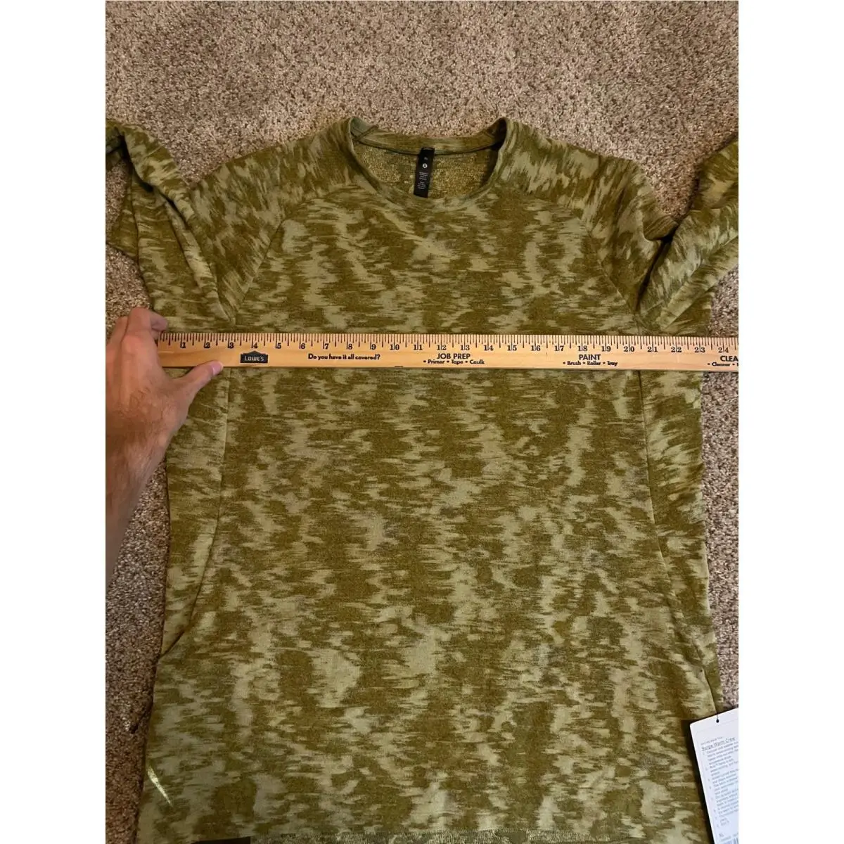 Lululemon clothing - Surge Warm Crew - Surge Warm Crew - Green 3