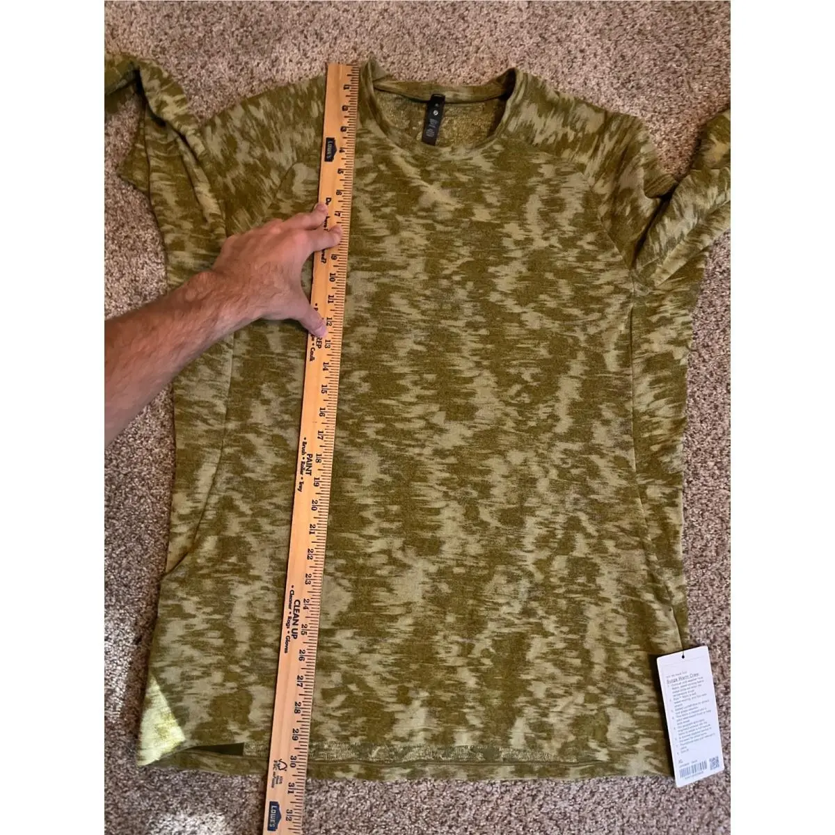Lululemon clothing - Surge Warm Crew - Surge Warm Crew - Green 4