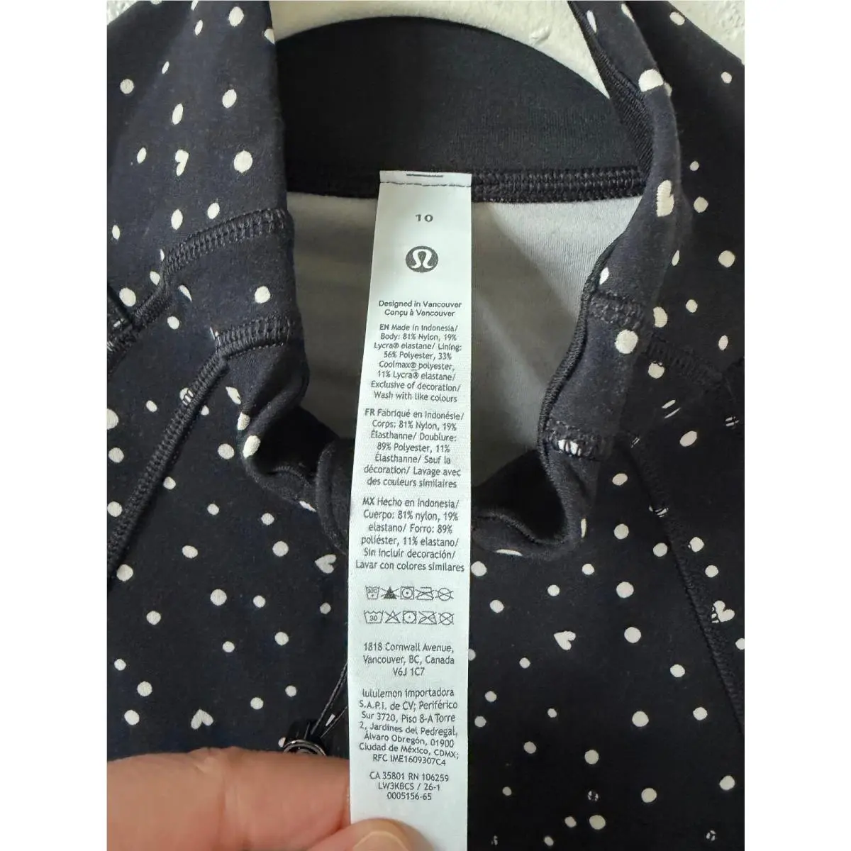 Lululemon clothing - NA - Black 3