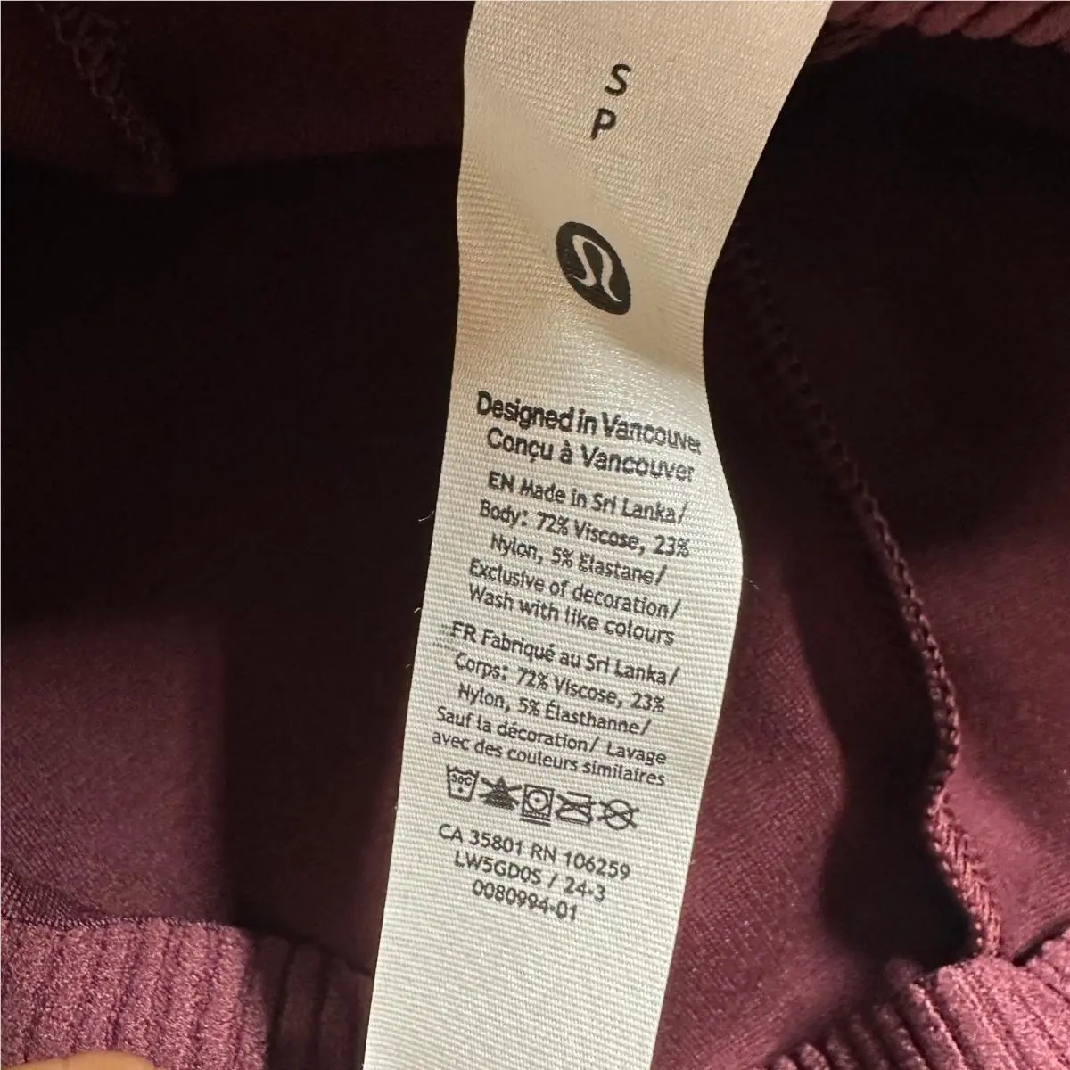 Lululemon clothing - Purple 4