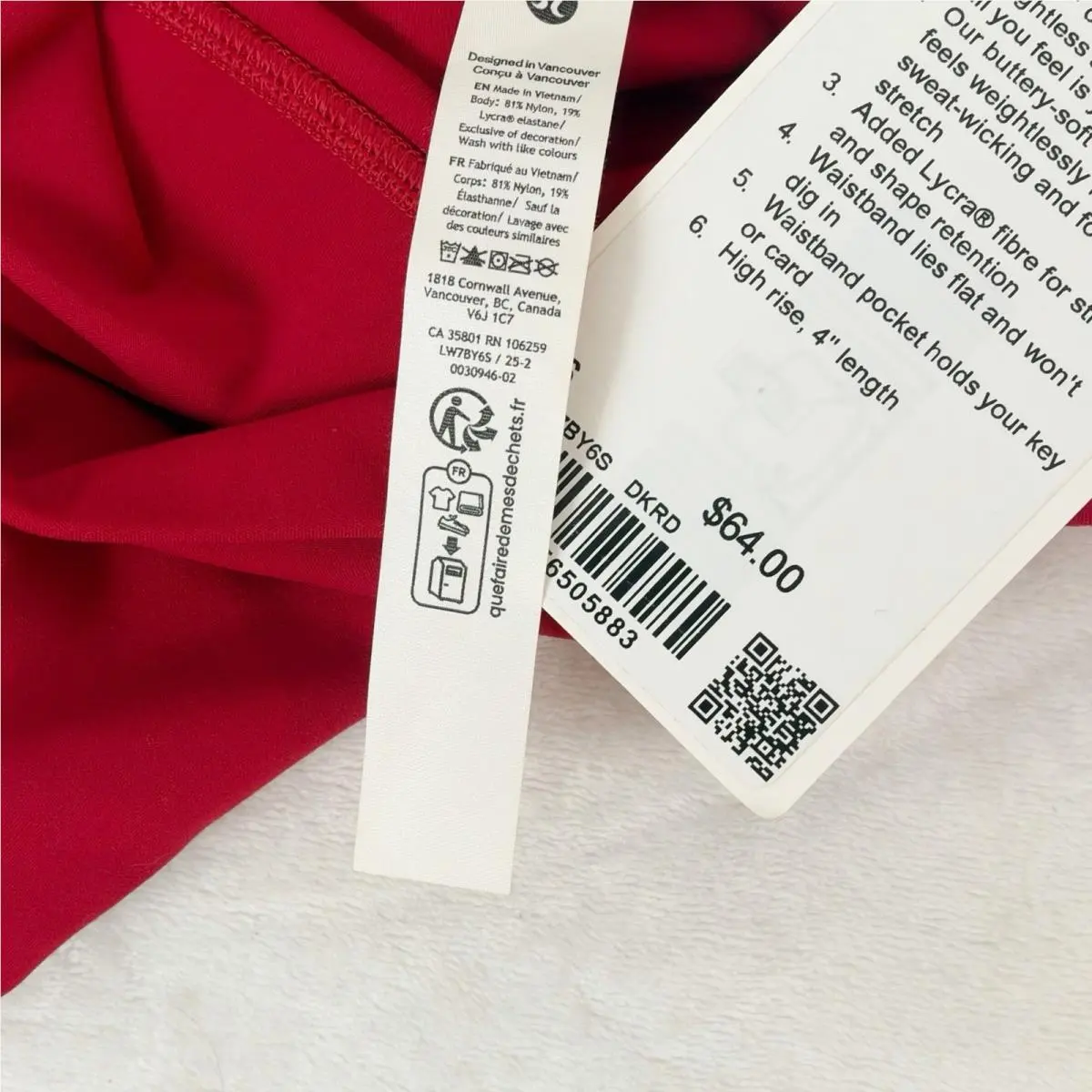 Lululemon clothing - Lululemon Align - Align - Red 5