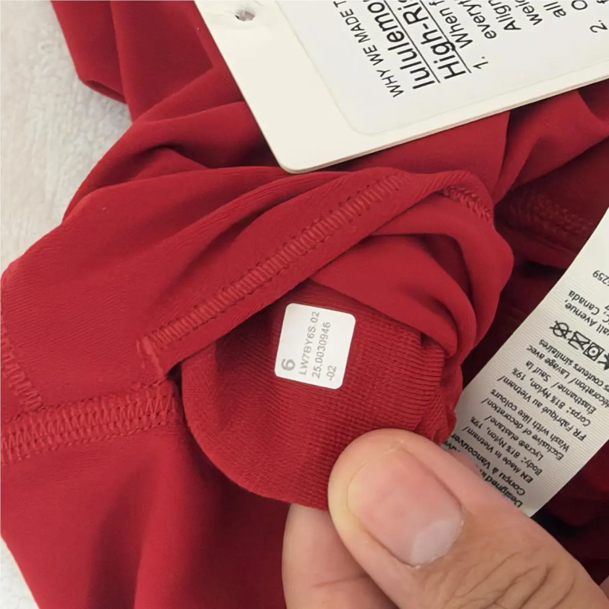 Lululemon clothing - Lululemon Align - Align - Red 7