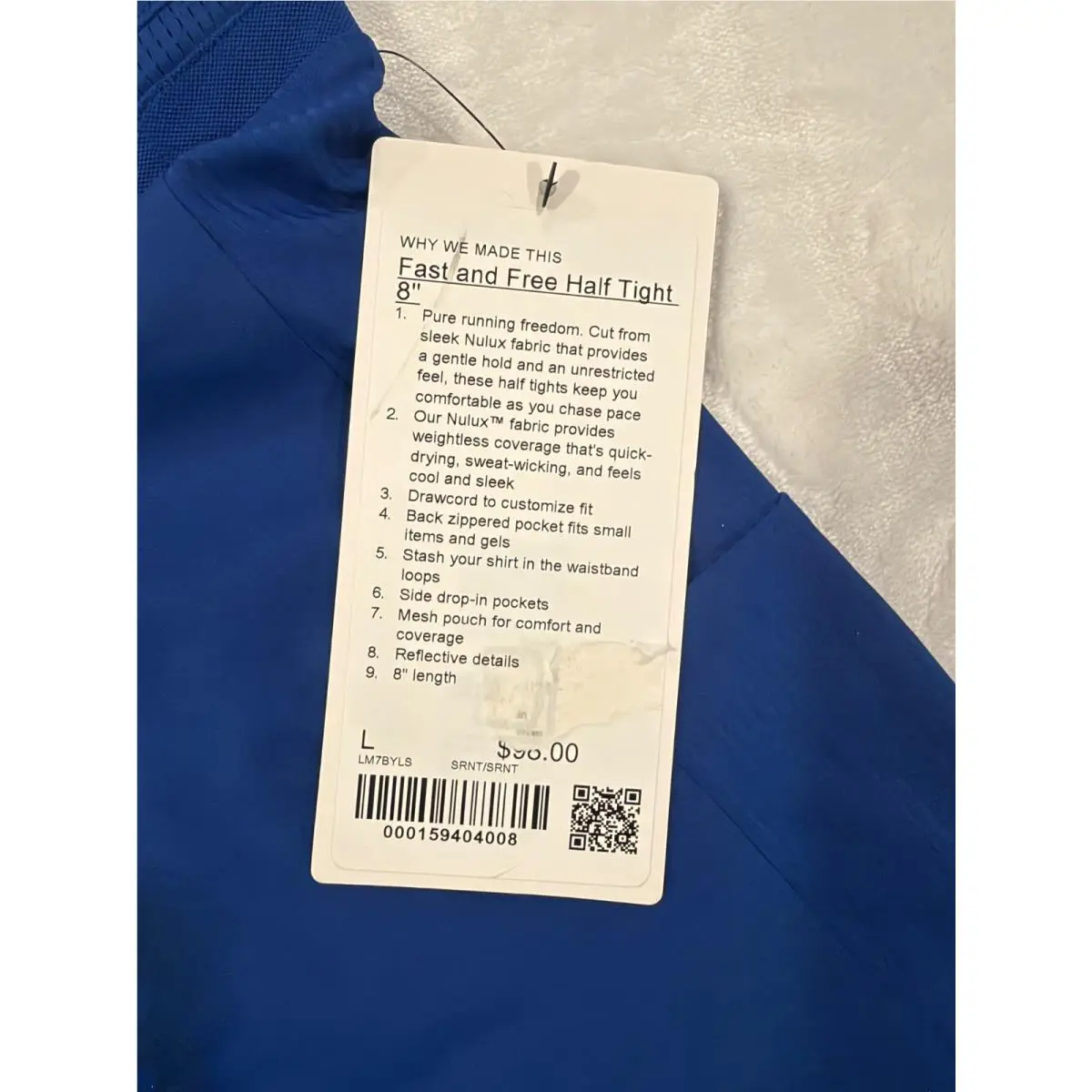 Lululemon clothing - Blue 5